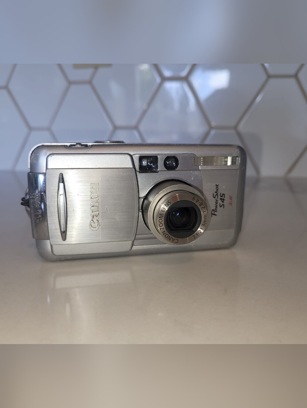 Vintage Y2K Canon Powershot S45 Compact Point-and-Shoot Digital Camera